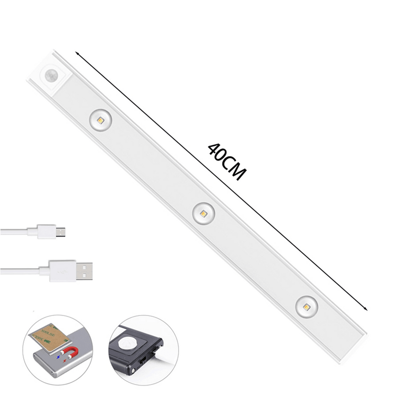 SmartIlumi DDL™ - Luz de Led Com Sensor de Movimento + Cabo USB de Brinde!